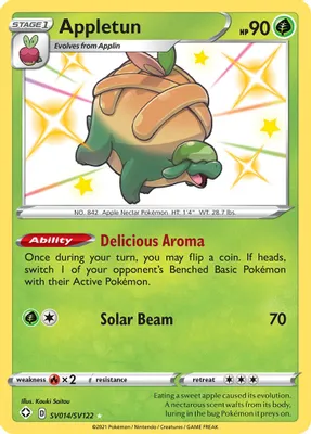 Appletun from Shining Fates: Shiny Vault