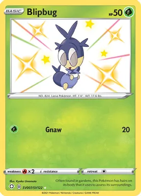 Blipbug from Shining Fates: Shiny Vault