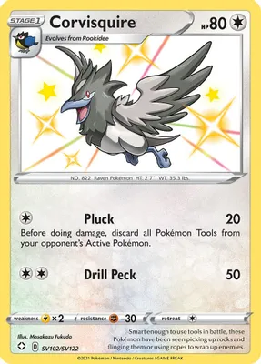 Corvisquire from Shining Fates: Shiny Vault