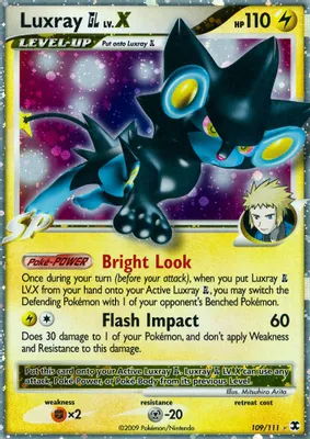 Luxray GL Lv.X from Rising Rivals