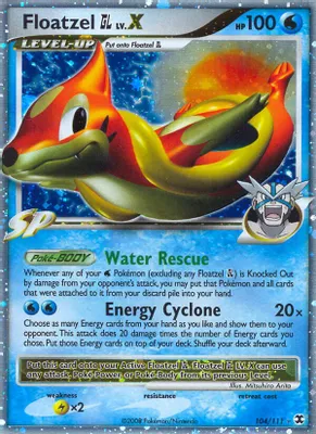 Floatzel GL Lv.X from Rising Rivals
