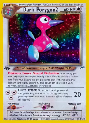 Dark Porygon2 from Neo Destiny