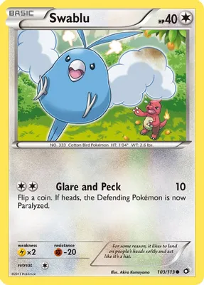 Swablu from Legendary Treasures