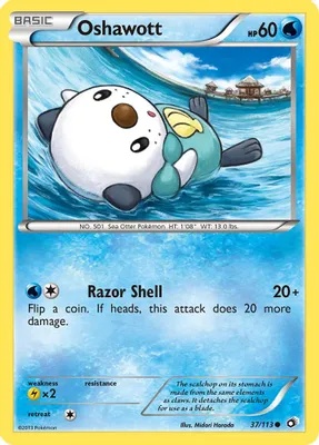 Oshawott from Legendary Treasures