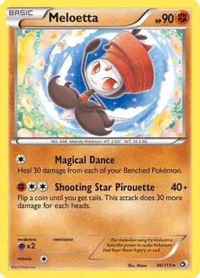 Meloetta (86) from Legendary Treasures
