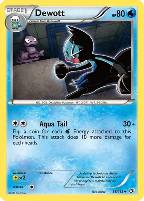 Dewott from Legendary Treasures