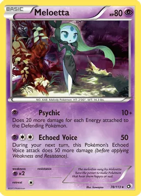 Meloetta (78) from Legendary Treasures