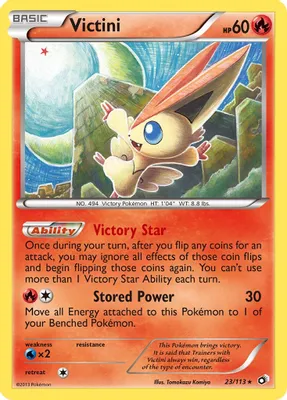 Victini from Legendary Treasures