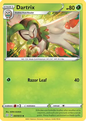 Dartrix from Shining Fates