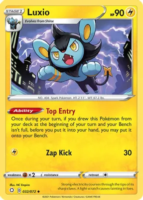 Luxio from Shining Fates