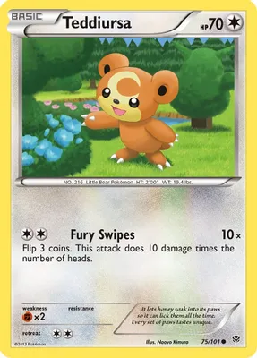 Teddiursa from Plasma Blast