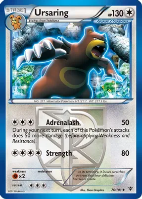 Ursaring (Team Plasma) from Plasma Blast