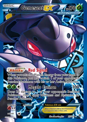 Genesect EX (Team Plasma) (97 Full Art) from Plasma Blast