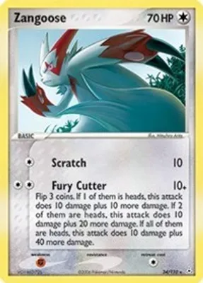 Zangoose from EX Holon Phantoms