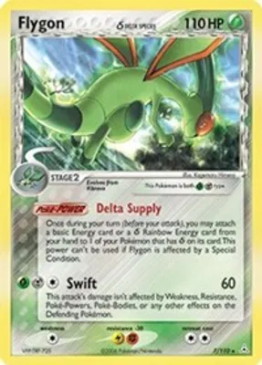 Flygon (Delta Species) from EX Holon Phantoms