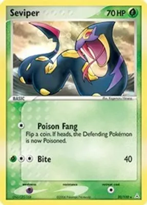 Seviper from EX Holon Phantoms