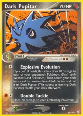Dark Pupitar - 040/109 from EX Team Rocket Returns