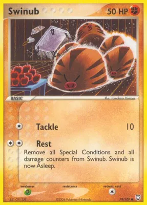 Swinub from EX Team Rocket Returns