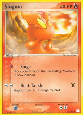 Slugma from EX Team Rocket Returns