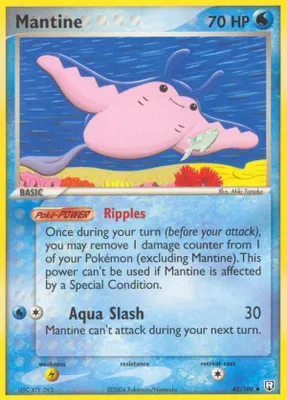 Mantine from EX Team Rocket Returns