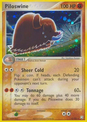 Piloswine from EX Team Rocket Returns