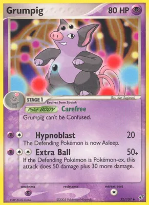 Grumpig from EX Deoxys