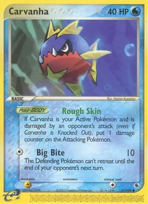 Carvanha from EX Ruby and Sapphire