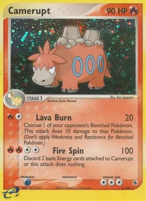 Camerupt from EX Ruby and Sapphire