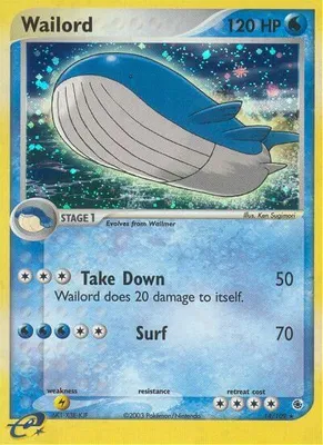 Wailord from EX Ruby and Sapphire