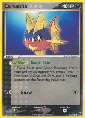 Carvanha from EX Power Keepers