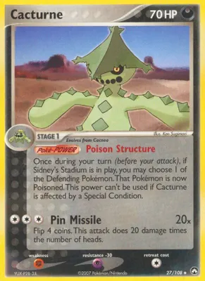 Cacturne from EX Power Keepers