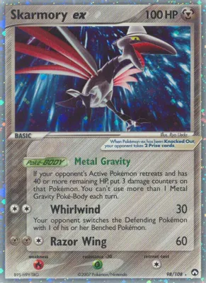 Skarmory ex from EX Power Keepers