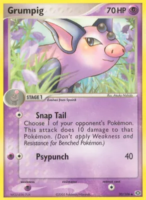 Grumpig - 030/106 from EX Emerald