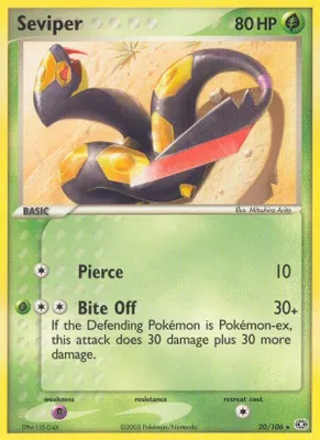 Seviper from EX Emerald