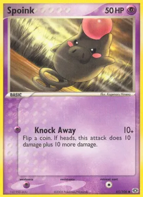 Spoink - 065/106 from EX Emerald