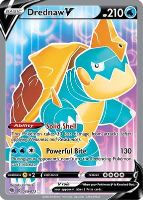 Drednaw V (Full Art) from Champion's Path