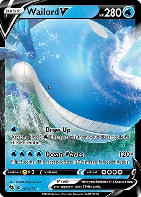 Wailord V from Champion's Path