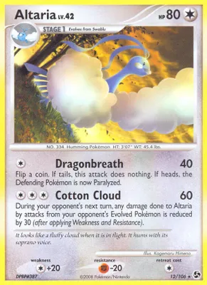 Altaria from Great Encounters