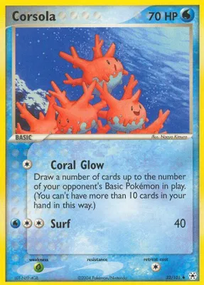Corsola from EX Hidden Legends