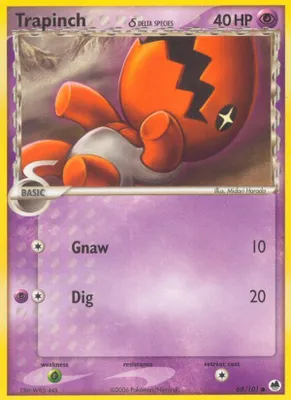 Trapinch - 068/101 (Delta Species) from EX Dragon Frontiers