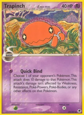 Trapinch - 069/101 (Delta Species) from EX Dragon Frontiers
