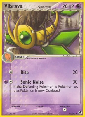 Vibrava - 042/101 (Delta Species) from EX Dragon Frontiers