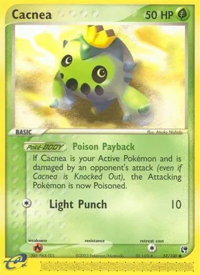 Cacnea - 57/100 from EX Sandstorm