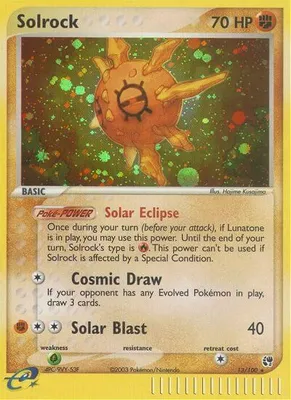 Solrock from EX Sandstorm