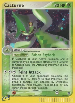 Cacturne from EX Sandstorm