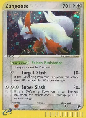 Zangoose from EX Sandstorm