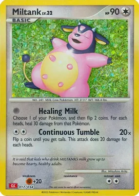 Miltank from Trading Card Game Classic