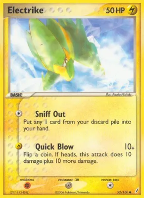 Electrike from EX Crystal Guardians