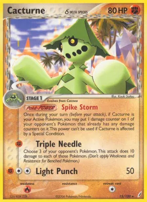 Cacturne (Delta Species) from EX Crystal Guardians