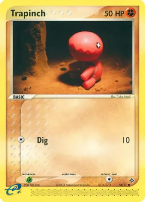 Trapinch - 78/97 from EX Dragon